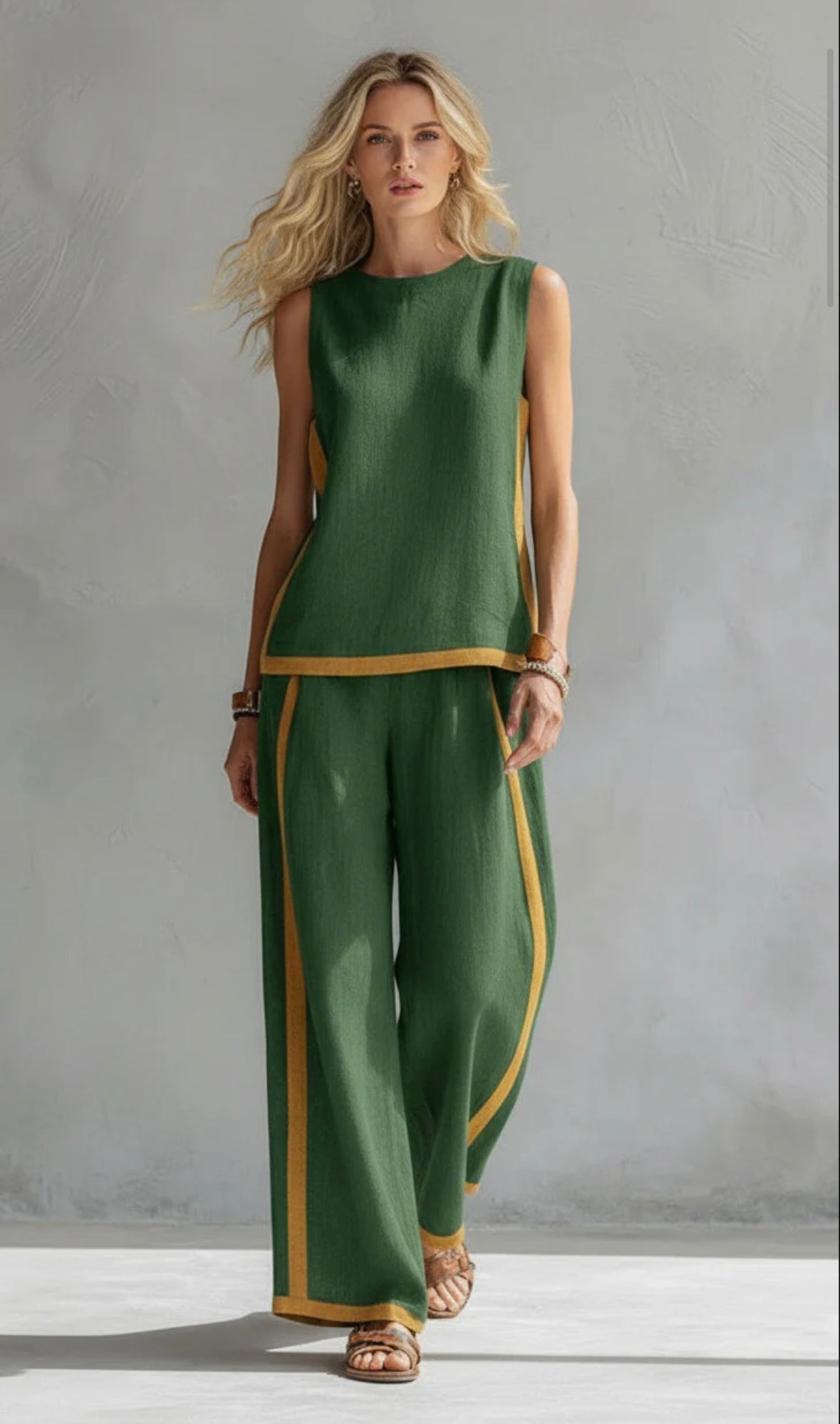 Claire | Elegantní lněný komplet