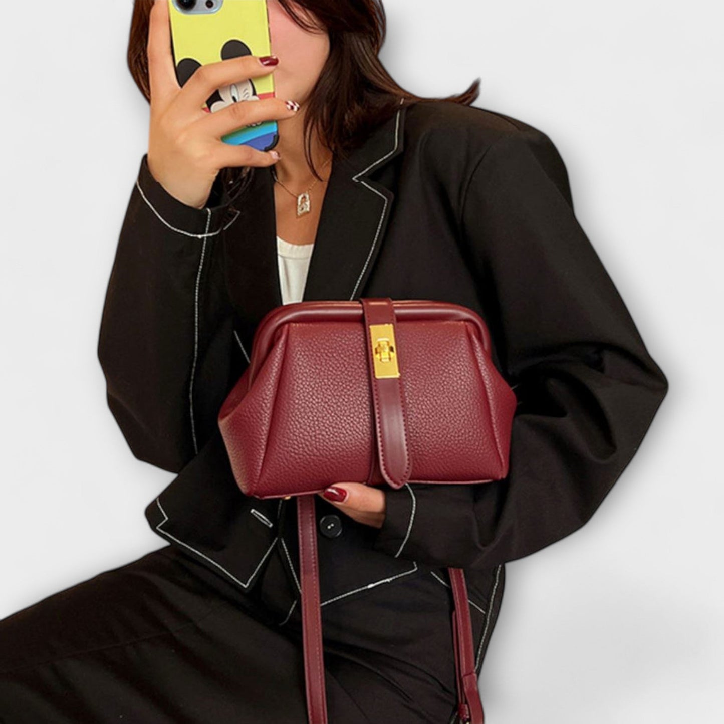 Maelis - Crossbody kabelka ve vintage stylu